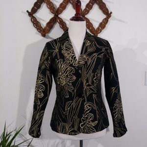 Chico's Brocade Floral Blazer